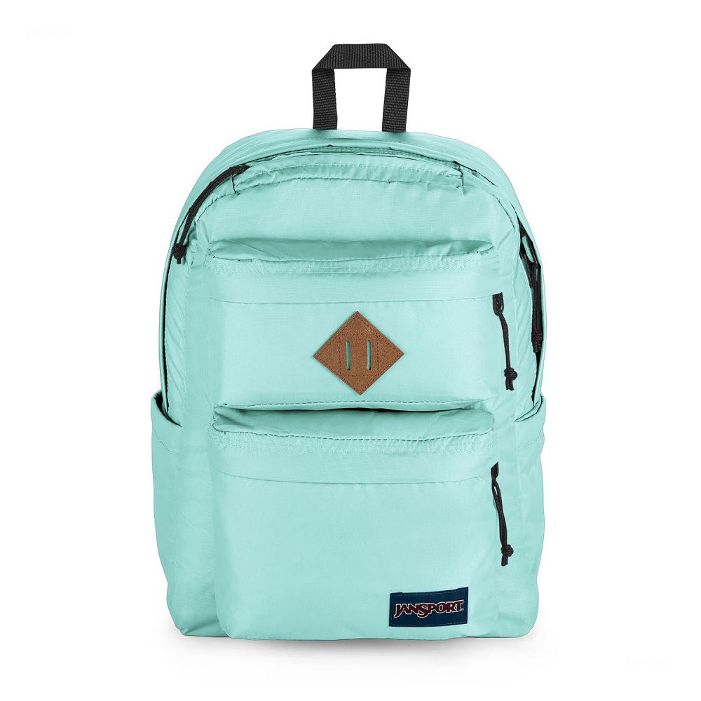 Sac à Dos Scolaire JanSport Double Break Bleu Clair | HGT-54889220